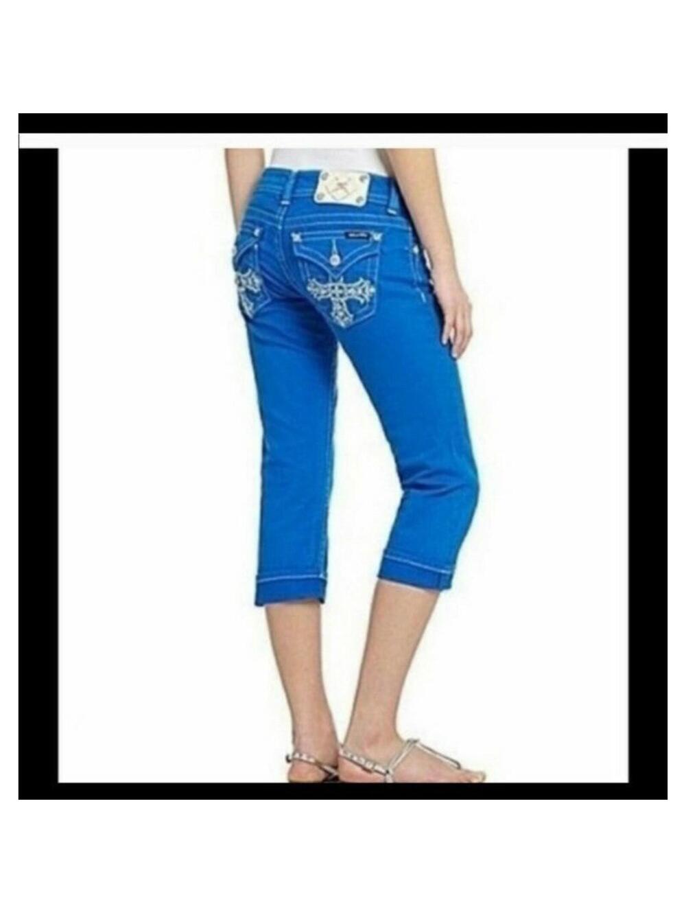 new miss me jeans sz 25  blue